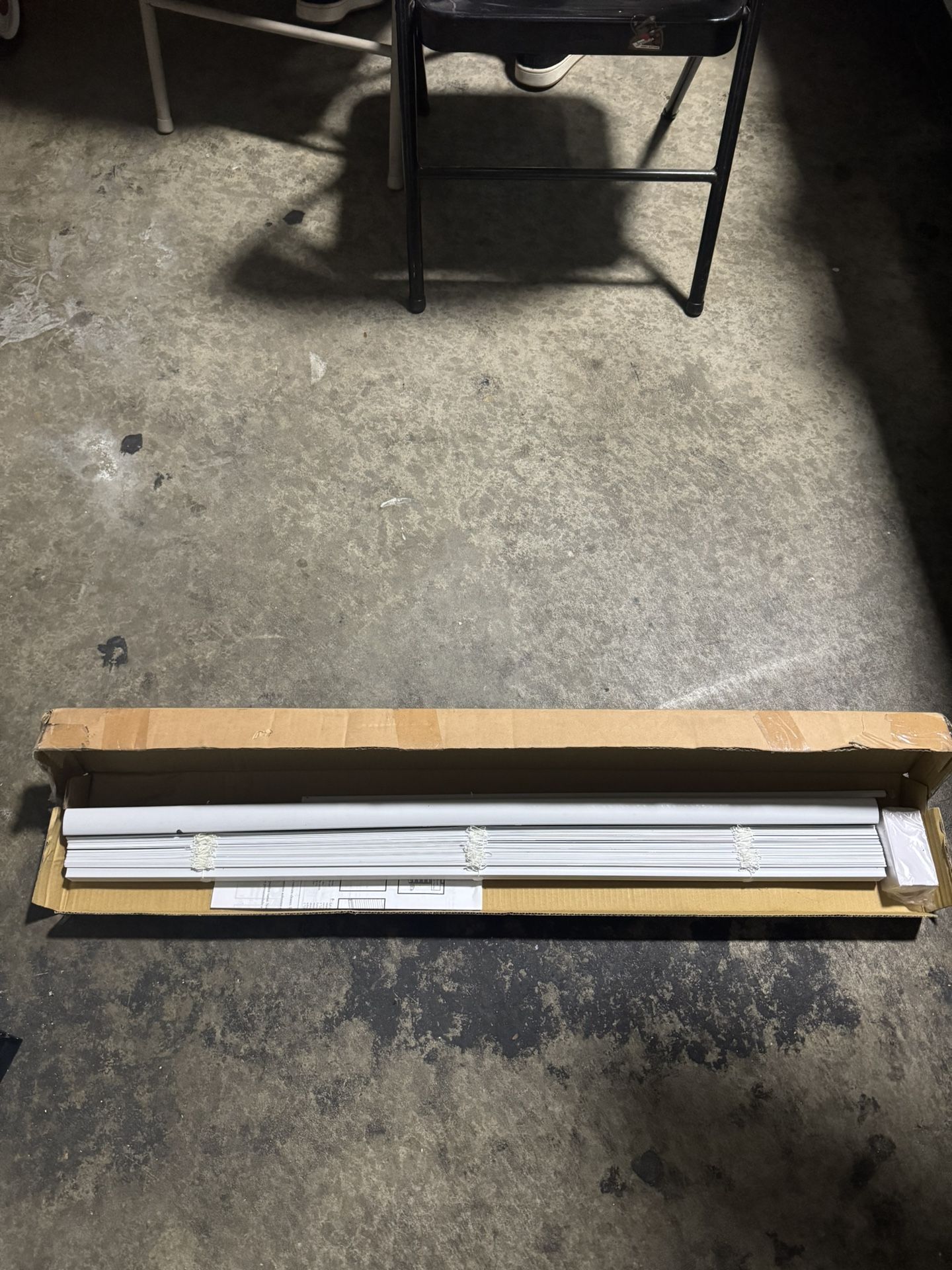 White Cordless Blinds 36x60