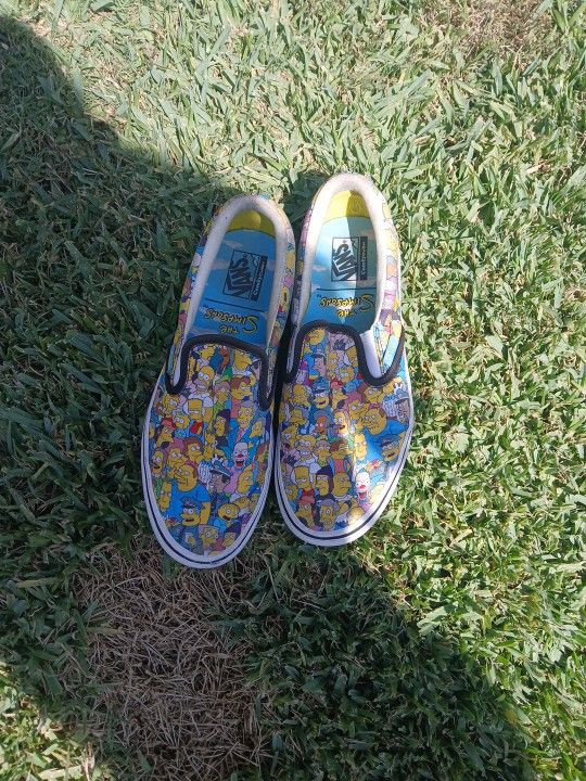 Simpsons Vans Size 6.5