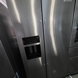 KITCHENAID SIDE BY SIDE STAINLESS STEEL REFRIGERATOR