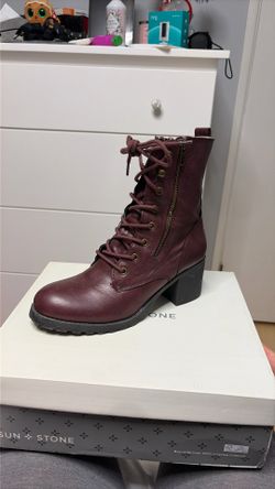 Burgundy Boots 