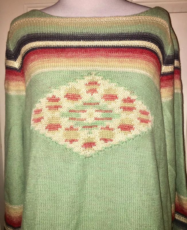 Ralph Lauren Navajo design sweater women's size large