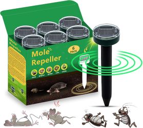 6 Pack Solar Mole Repellant