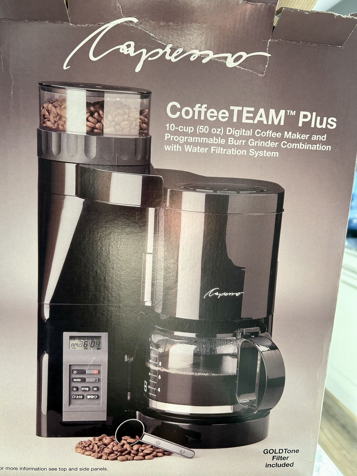 Grind Coffee Machine In Box Used Once