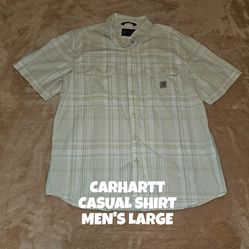 CARHARTT CASUAL SHIRT, MEN'S LARGE