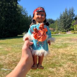 vintage porcelain doll