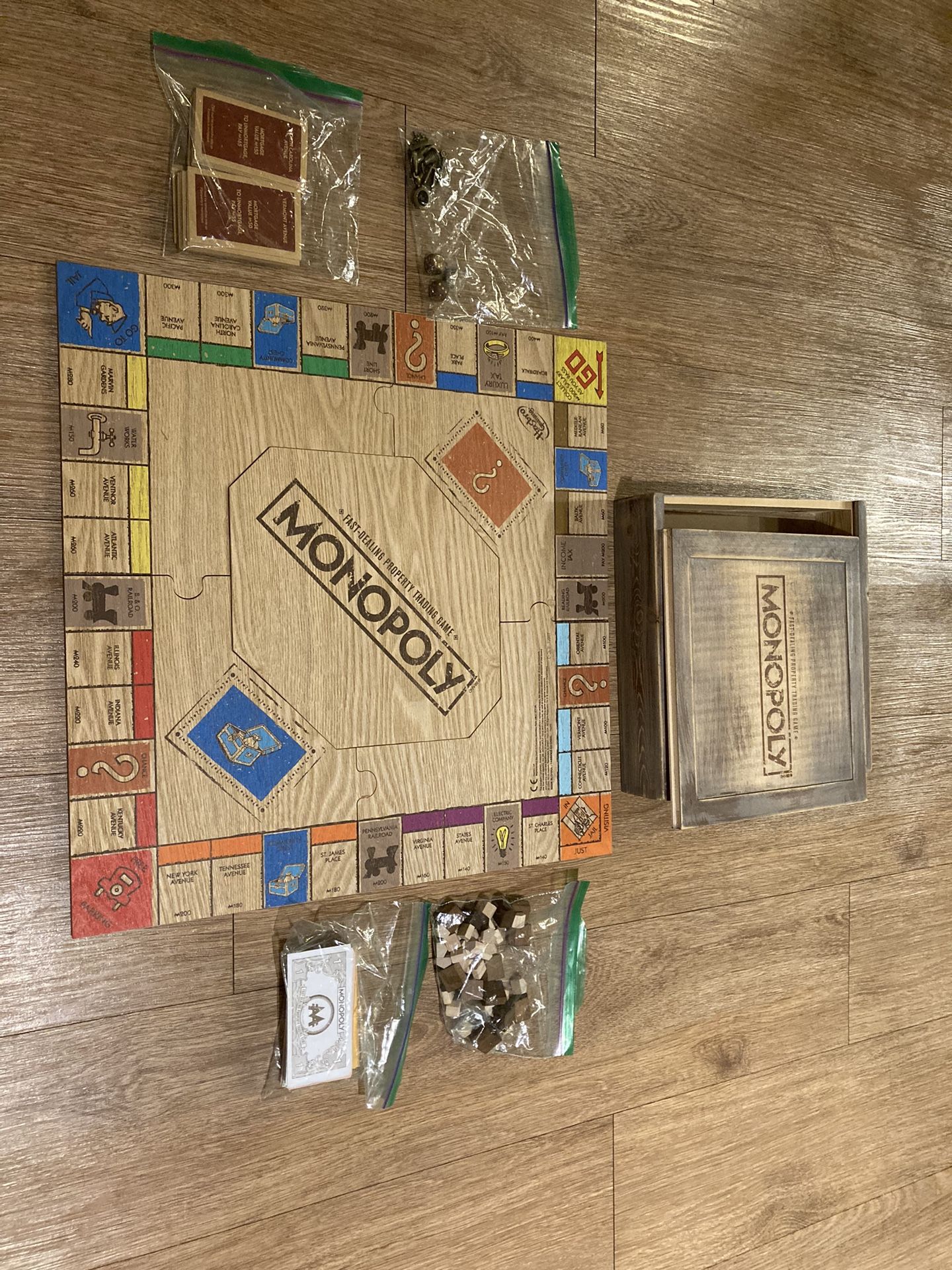 Monopoly Wooden Puzzle Board 