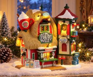 Department 56 The Eggnog Bar Lighted Village Building