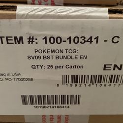 Pokemon Journey Together Booster Bundle Case