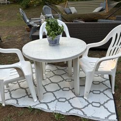 Plastic Dining set 