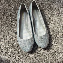 Rhinestone flats Size 9.5
