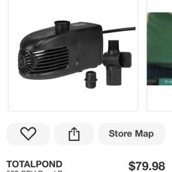 80% Off All Pond Pumps