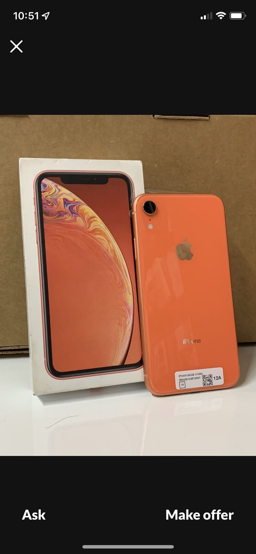 Apple iPhone XR Unlocked 