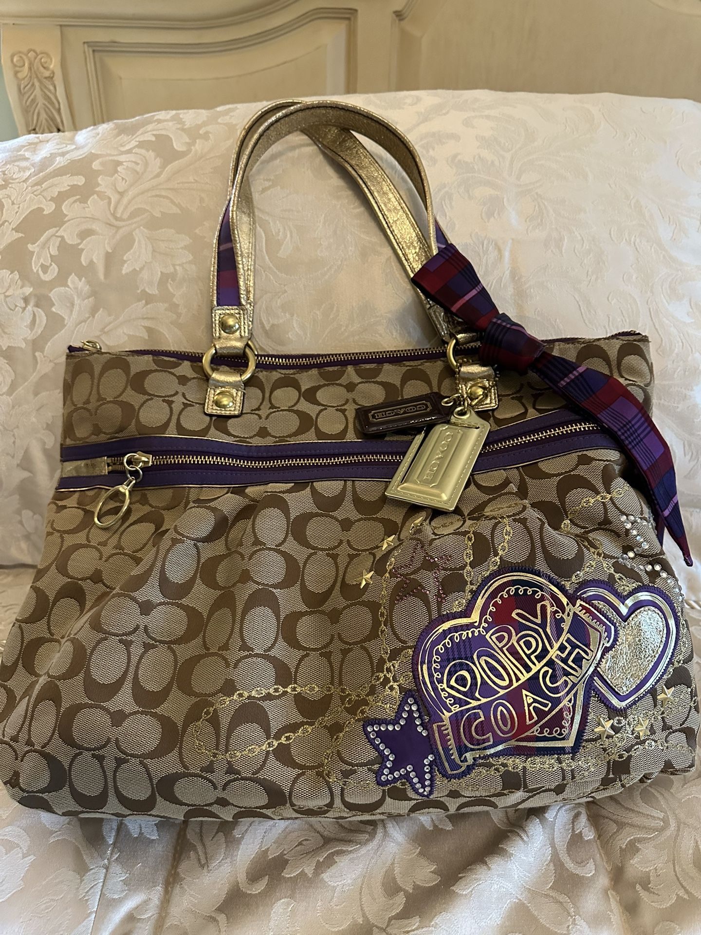 Vintage Coach Poppy Handbag