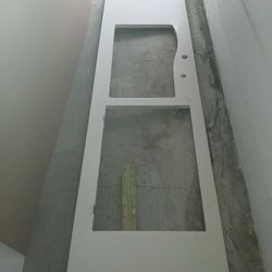 Quartz White Countertop w/ cooktop, Sink & Faucet Cutouts 99.5" x 25.5" $300