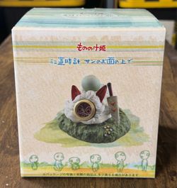 Benelic Studio Ghibli Princess Mononoke Anime Table Clock BRAND NEW UNOPENED!