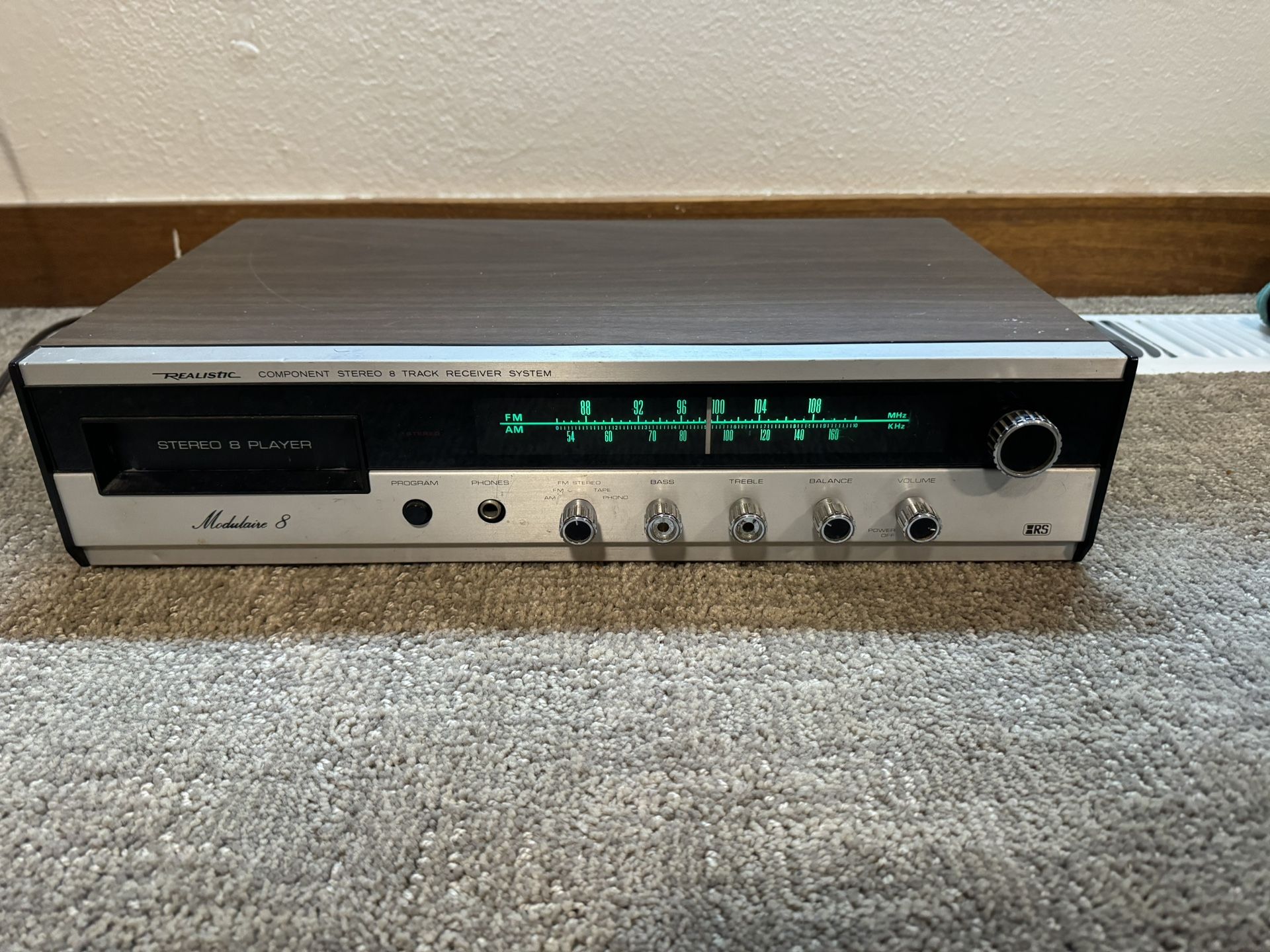 p/r 8 track player recorders
