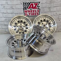 15" Ion Alloy Wheels Rims 15x7 5x120.65 Fits Corvette Camaro Impala Chevelle