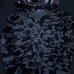 BAPE ABC Camo Shark Full Zip Hoodie *Brand New* XL