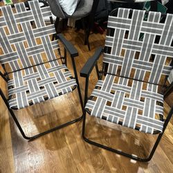 Target Patio Chair Set - Gray/white/black (2 chairs)