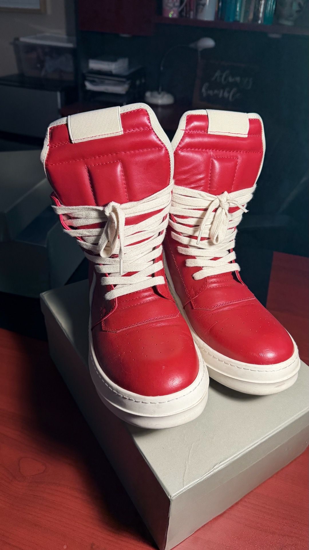Rick owen geobasket red