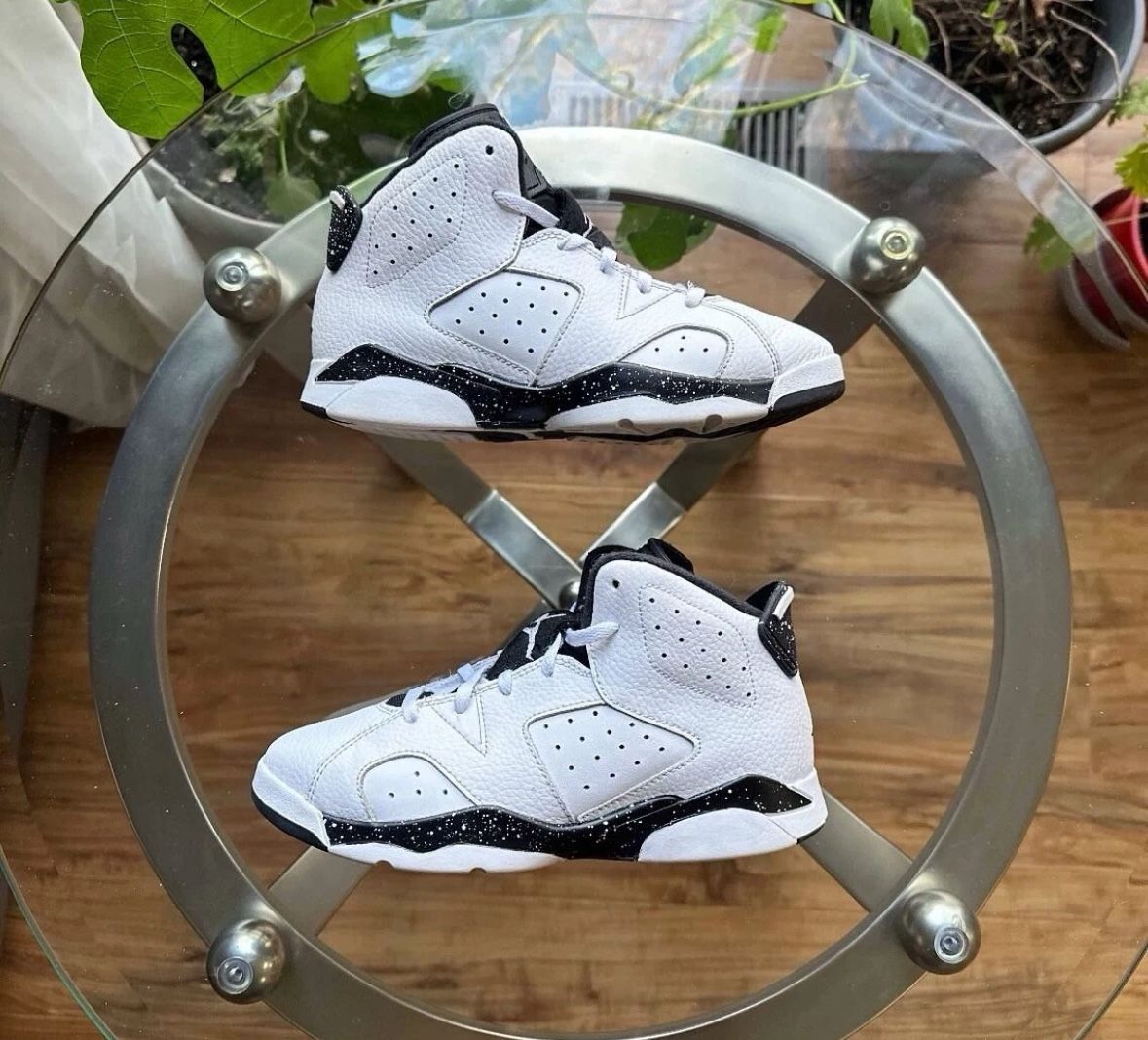 Size 3Y - Air Jordan 6 Retro Reverse Oreo OG White Black 2023