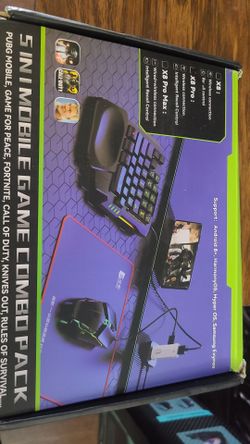 “X8 Pro Mobile Gaming Keyboard Mouse Combo – RGB – PUBG/COD”