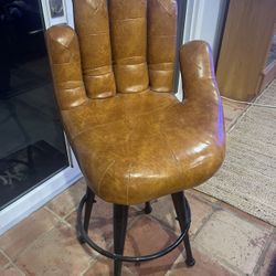 Baseball glove chair 