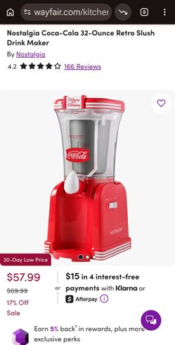 Nostalgia Retro Slush Drink Maker