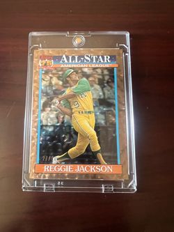 2026 Topps Series 2 35th Anniversary 1991 All-Stars Reggie Jackson #91AS-14 27/50 Gold All-Star Game Parallel card