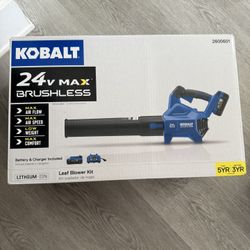 Kobalt 24-Volt 500-CFM 120-MPH Battery Handheld Leaf Blower 4.0 Ah