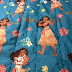 Moana Twin Bedding And Curtains