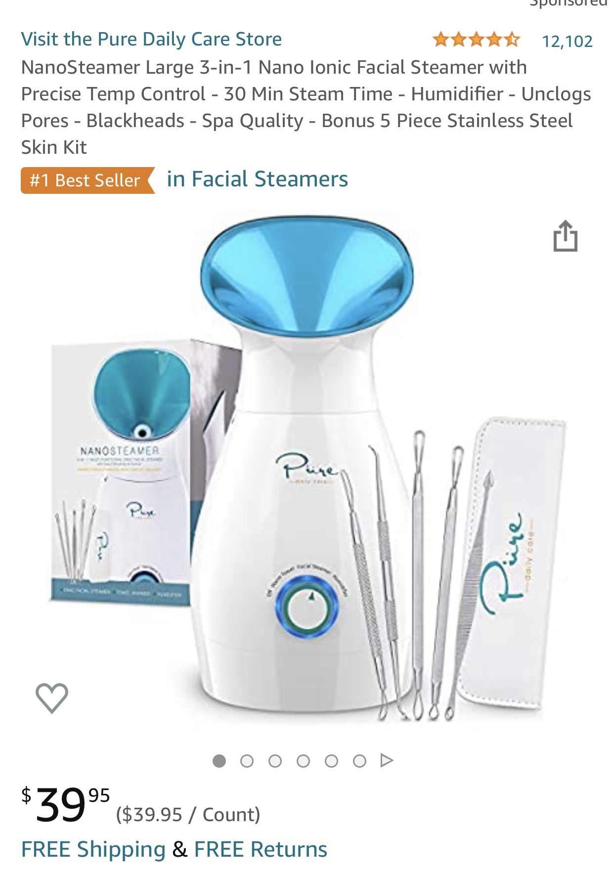 Steam face humidifier pores
