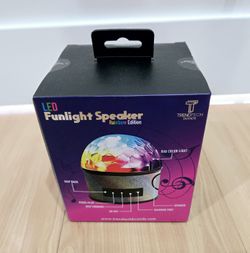 Disco Ball Portable Rotating Sound Activated Party Lights with Remote Control DJ