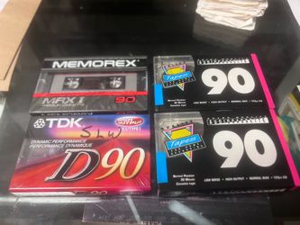 Vintage Blank Cassette Tapes