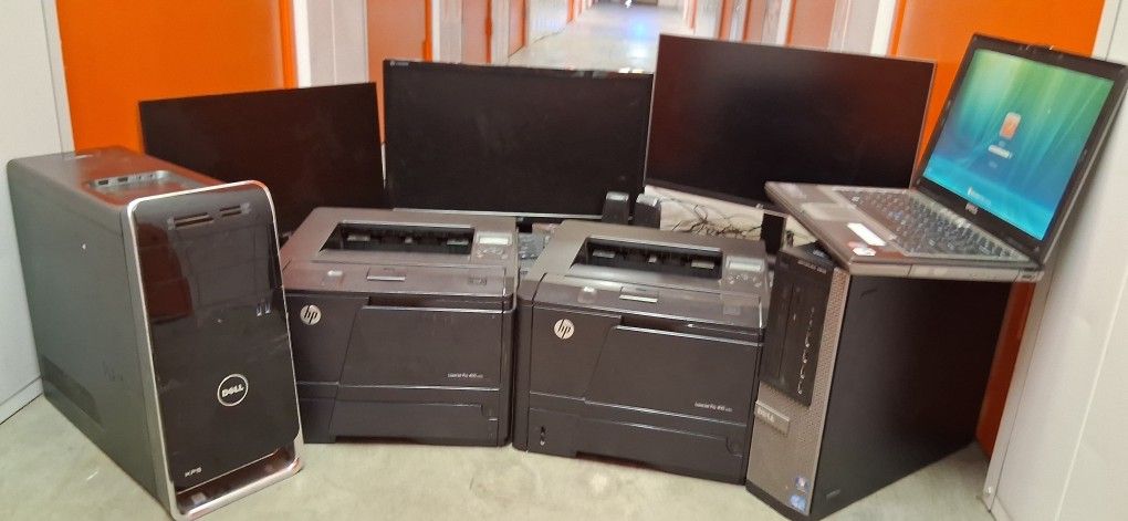 Giveaway Of Computers DELL and HP Printers