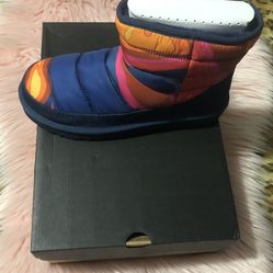 UGG Classic LTA Cali Topo Rainbow Suede Sheepskin Snow Boots