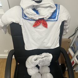 Size Medium Child Ghostbuster Mr Puft Costume Halloween