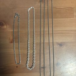Sterling Silver Chains 