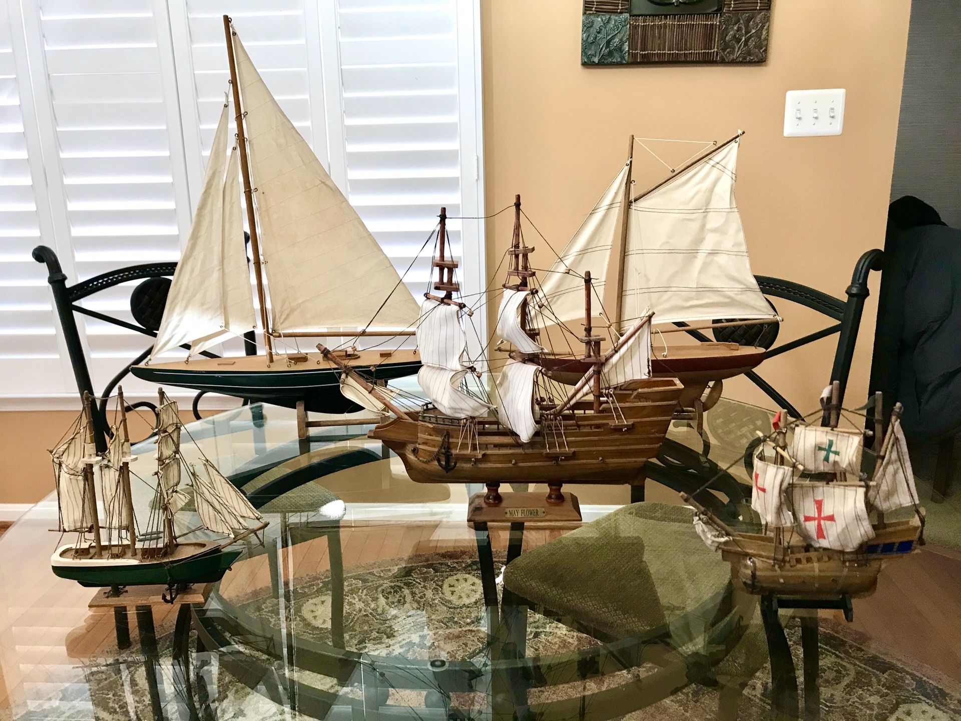 VINTAGE Wooden boats collection