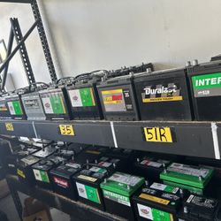 New And Rebuilt And Used Car Batterys 