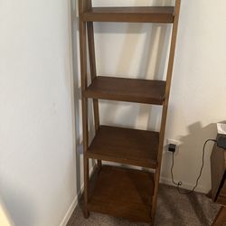 Small brown shelf
