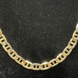 14k Y/G 20" Gucci Link Gold Chain