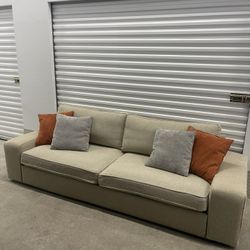 🚚FREE DELIVERY 🚚 Pull Out Bed Beige 97” Sofa