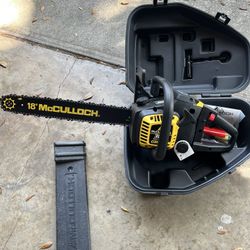McCulloch 18” Chain saw