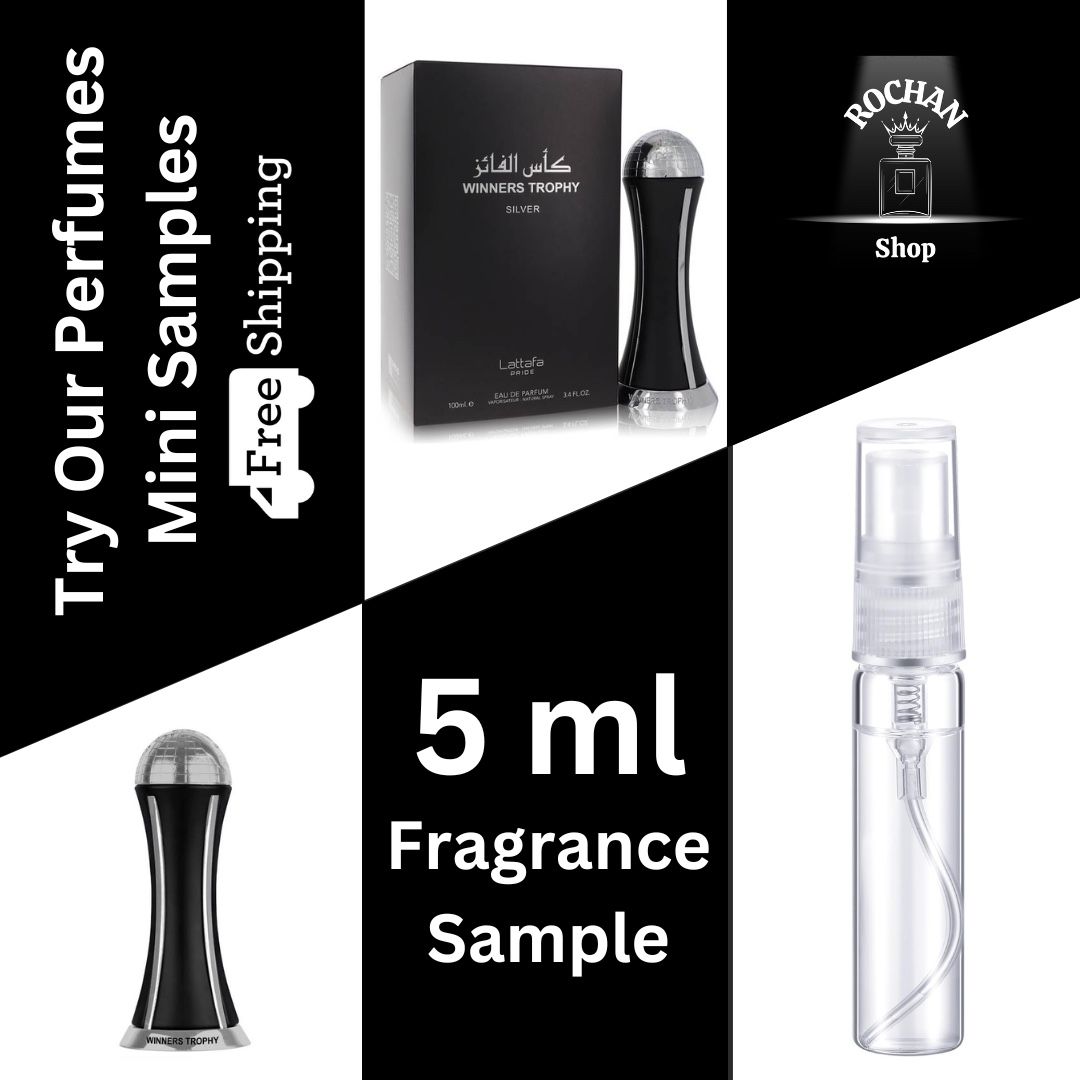 Pride Winners Trophy Silver By Lattafa Eau De Parfum Spray 5 ml Sample (Men)