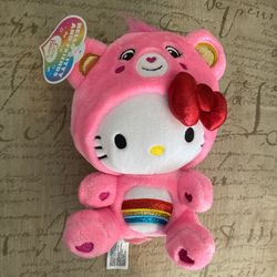 Pink Hello Kitty Rainbow Bridge plush #kawaii