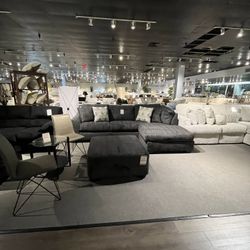 Charcoal 2PC Chaise Sectional Couch