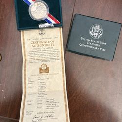 U.S. Mint 1992 Columbus Quincentenary Proof Half Dollar San Francisco