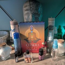 Chakra Energy Healing Cards Crystals Candles