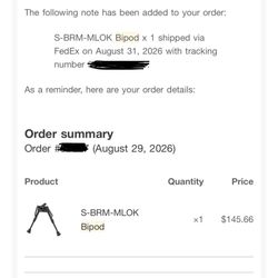 S-BRM-MLOK Bipod Harris Bipods